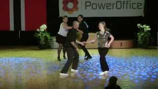 NM Fauske 2013 Folkeswing presentasjon Tom og LinnHeidi [upl. by Estrin]