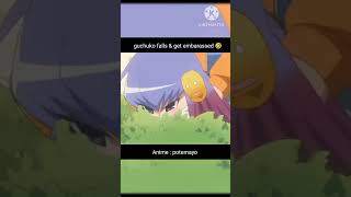 Guchuko falls amp get embarrassed 😂 shorts trendinganimebtrendingviral animepotemayo petmayo [upl. by Aknahs]