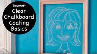 Clear Chalkboard Coating Basics [upl. by Petronella]