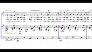 PIANO ACCOMPANIMENT of quotO cessate di piagarmi  Emquot [upl. by Aldrich]