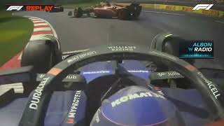 Leaked Funny Radio Alexander Albon Before amp After Crash With Carlos Sainz At Canadian Grand Prix F1 [upl. by Remat994]