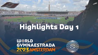 World Gymnaestrada Amsterdam 2023 – Highlights Day 1 [upl. by Cathryn]