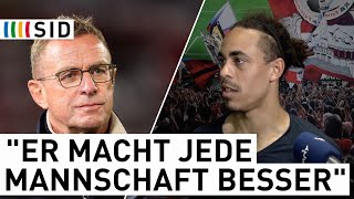 Poulsen über Förderer Rangnick quotEin überragender Trainerquot  SID [upl. by Guyon]