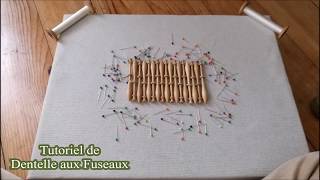 Introduction vidéo de mon Tutoriel de Dentelle aux Fuseaux [upl. by Bourke]