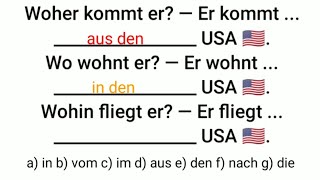 A1 A2 B1  Deutsch lernen Deutsche Grammatik Präposition zu mit der deutschlernen dativ [upl. by Ycrem720]