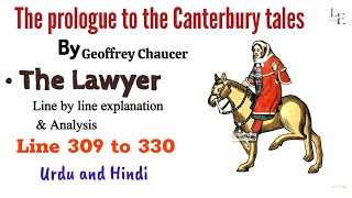 The Lawyer in Chaucers quotThe Canterbury Talesquot Line 309 to 330 Explained [upl. by Smailliw]