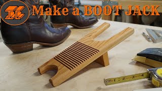 Woodworking Basics How to Make and Use a Boot Jack [upl. by Dotson]