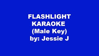 Jessie J Flashlight Karaoke Male Key [upl. by Boris]