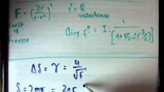 EM to Optics 31  Resolving Power Fabry Perot Interferometer [upl. by Noira316]