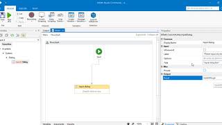 UIPATH Robotic process automation Input Dialog [upl. by Retsub]