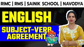 SubjectVerb Agreement  Part 02  English Grammar by Defence Academy  RIMC RMS SAINIK SCHOOL [upl. by Yelyah]