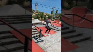 I did Yuto Horigome Finals trick in skate 3 skateboarding skate skate3 yutohorigome paris2024 [upl. by Nytsyrk]