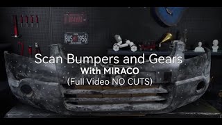 Revopoint 3D Scanner Scan Bumpers and Gears With MIRACO Full Video NO CUTS [upl. by Atsugua229]