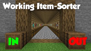 How to build an ITEM SORTER Minecraft [upl. by Llertram]