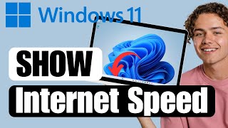 How to Show Internet Speed on Taskbar in Windows 11 [upl. by Attikin]