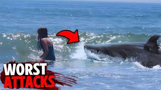 The WORST Shark Attacks of All Time MARATHON [upl. by Aaronson229]