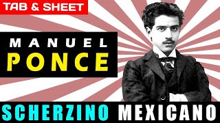 TABSheet Scherzino Mexicano by Manuel Ponce PDF  Guitar Pro  MIDI [upl. by Fritze106]