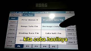 cara menghapus style bawaan keyboard korg pa600 yang di factory [upl. by Emanuela]