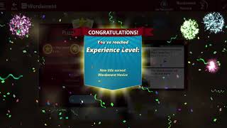 Wordament Gameplay Up to level 3 [upl. by Pernick]