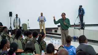 President Kagame at the closing ceremony of Itorero Indangamirwa VIII Gabiro 1 August 2015 part22 [upl. by Teirtza]