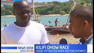 Annual Dhow race underway in Kilifi county attracts over 200 participants [upl. by Hilary]