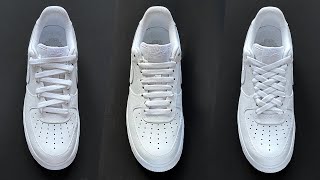 CÓMO ATAR NIKE AIR FORCE 1 LOW 5 MANERAS [upl. by Possing]