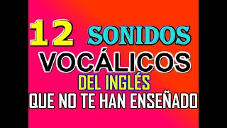 TODOS LOS SONIDOS VOCÁLICOS DEL INGLÉS [upl. by Aicilana77]