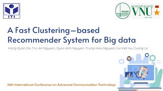 A Fast Clusteringbased Recommender System for Big Data [upl. by Lraep793]