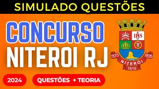 SIMULADO QUESTÕES Lei Orgânica Municipal Niterói RJ Aula 03 2024 [upl. by Guyon]