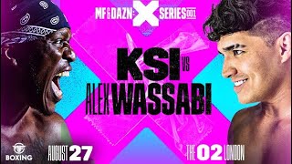 KSI VS ALEX WASSABI CONFIRMED DAZN AND MISFITS BOXING [upl. by Lindly]