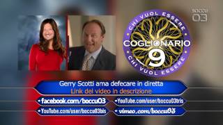 Gerry Scotti ama defecare in diretta Coglionario 9 [upl. by Eidnim244]