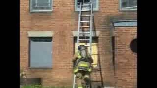 Venting a window with a 24 extension ladder [upl. by Chiles]