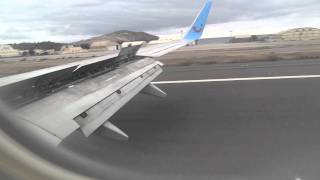 Jetairfly Boeing 737800 landing in Las Palmas  Gran Canaria [upl. by Akimahs967]