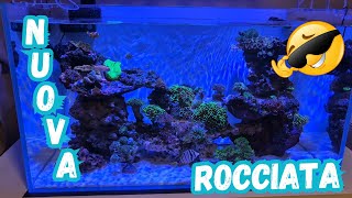 NUOVA ROCCIATA ACQUARIO MARINO [upl. by Llyrrad482]