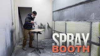 My New Spray Booth Setup For Spraying Cabinets [upl. by Balling109]