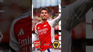 Arsenal vs Wolves 10 2425 Season havertz goal shorts arsenal wolves havertz [upl. by Auberta]