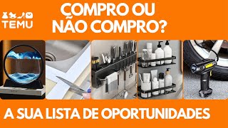 REACT NO MODO SINCERAÇÃO DE PRODUTOS EM OFERTA DA LOJA TEMU [upl. by Kunz]