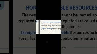 Easy Explanation of Renewable Resources and NonRenewable Resources [upl. by Odrarej497]