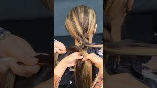 BEAUTIFUL AND UNIQUE PRINCESS BRAID TUTORIAL lashesbeautyparlour hairstyle shortvideo [upl. by Vasileior207]