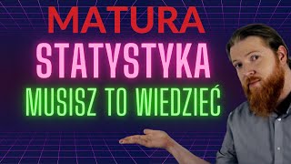 MATURA MATEMATYKA Statystyka cz1 PEWNIAK [upl. by Eelrahc]