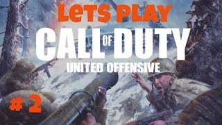 Lets Play  Call of Duty 1 United Offensive 2004  Deutsch  Komplettes Spiel  Longplay  Part 2 [upl. by Averill]