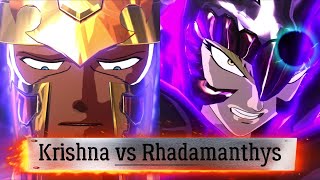 English sub Saint Seiya Soldiers Soul  Krishna vs Rhadamanthys 5 Round [upl. by Saleem]