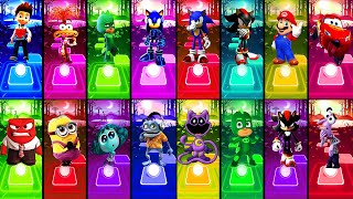 🔴 Inside Out 2 vs Paw Patrol vs PJ Masks vs Sonic  Tiles Hop LIVE [upl. by Snider]