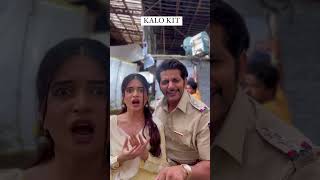 Ghum Hain Kisikey Pyaar Meiin Bhavika Sharma amp Karanvir Bohra Fun Masti On Set  ytshorts [upl. by Anigar]