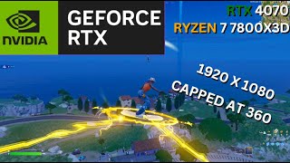 RTX 4070  Ryzen 7 7800X3D Fortnite Chapter 5 Season 1  Solos  performance mode  Low Meshes [upl. by Bartle262]