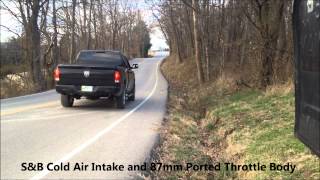 2013 RAM 1500 Straight Pipe Comparisons [upl. by Lindblad]