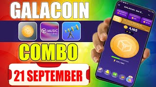 Gala Coin Combo Today 21 September  GALA Coin Card Today  Gala Coin Daily Combo [upl. by Anyaj]