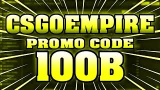 CSGOEMPIRE PROMO CODE FREE BONUS 2024 Free Case CSGOEmpire Referral Code [upl. by Lurette]