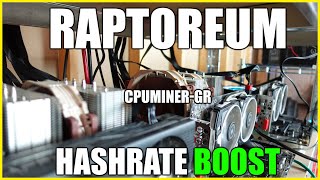 CPU Mining  How To BOOST Your Raptoreum Hashrate [upl. by Beulah]