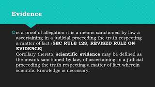 CHAPTER IV Scientific Evidence in Forensic Chemistry [upl. by Emmalyn256]